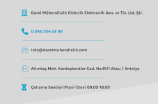 Antalya Elektrik Projesi – Darel Mühendislik